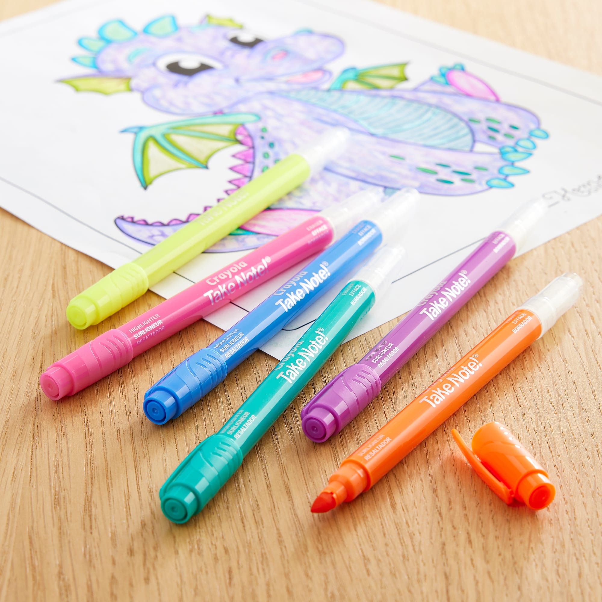 24 Packs: 6 ct. (144 total) Crayola® Take Note™ Erasable Highlighters